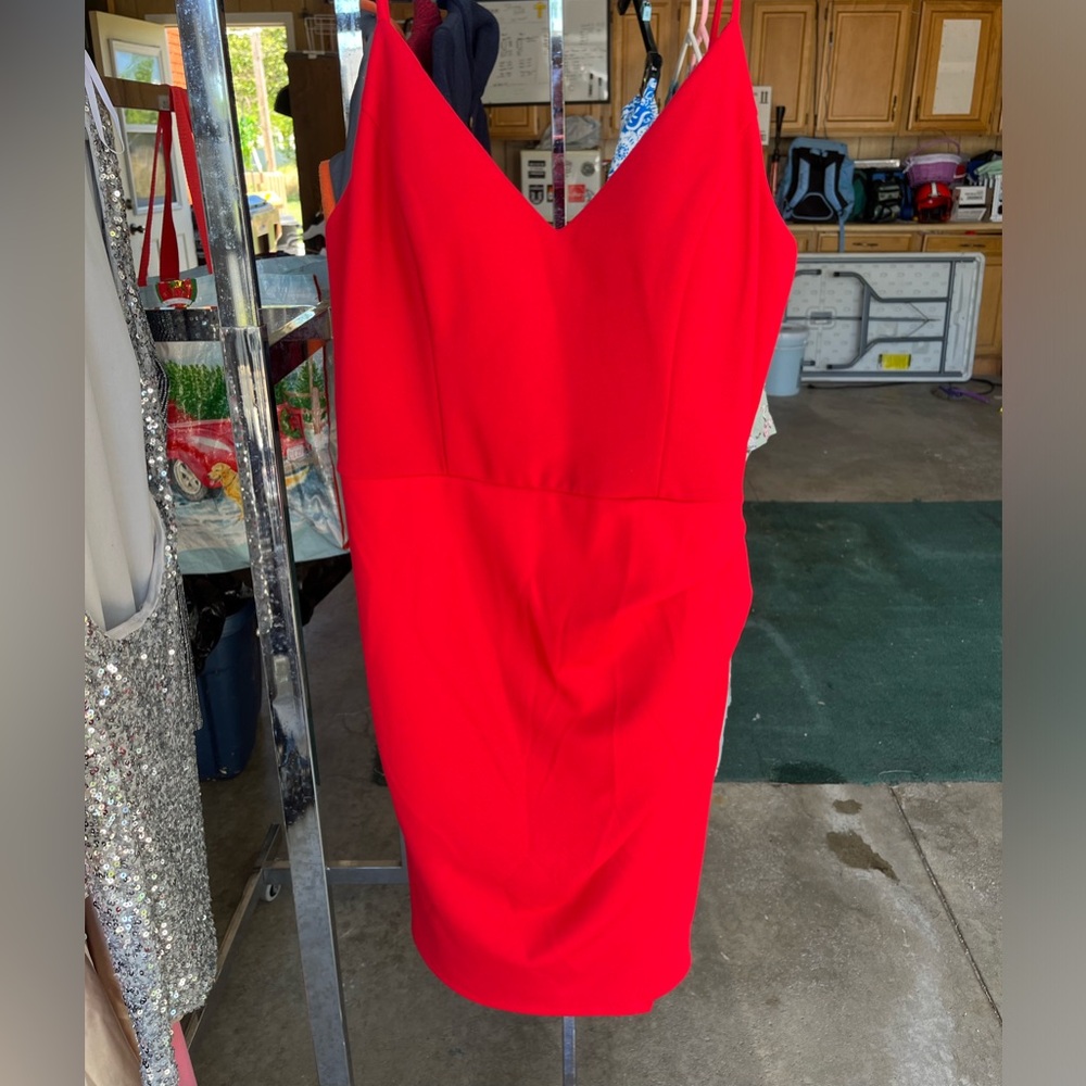 Red homecoming dress- never worn